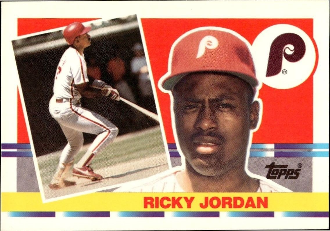 1990 Topps Big Ricky Jordan #172 trading card