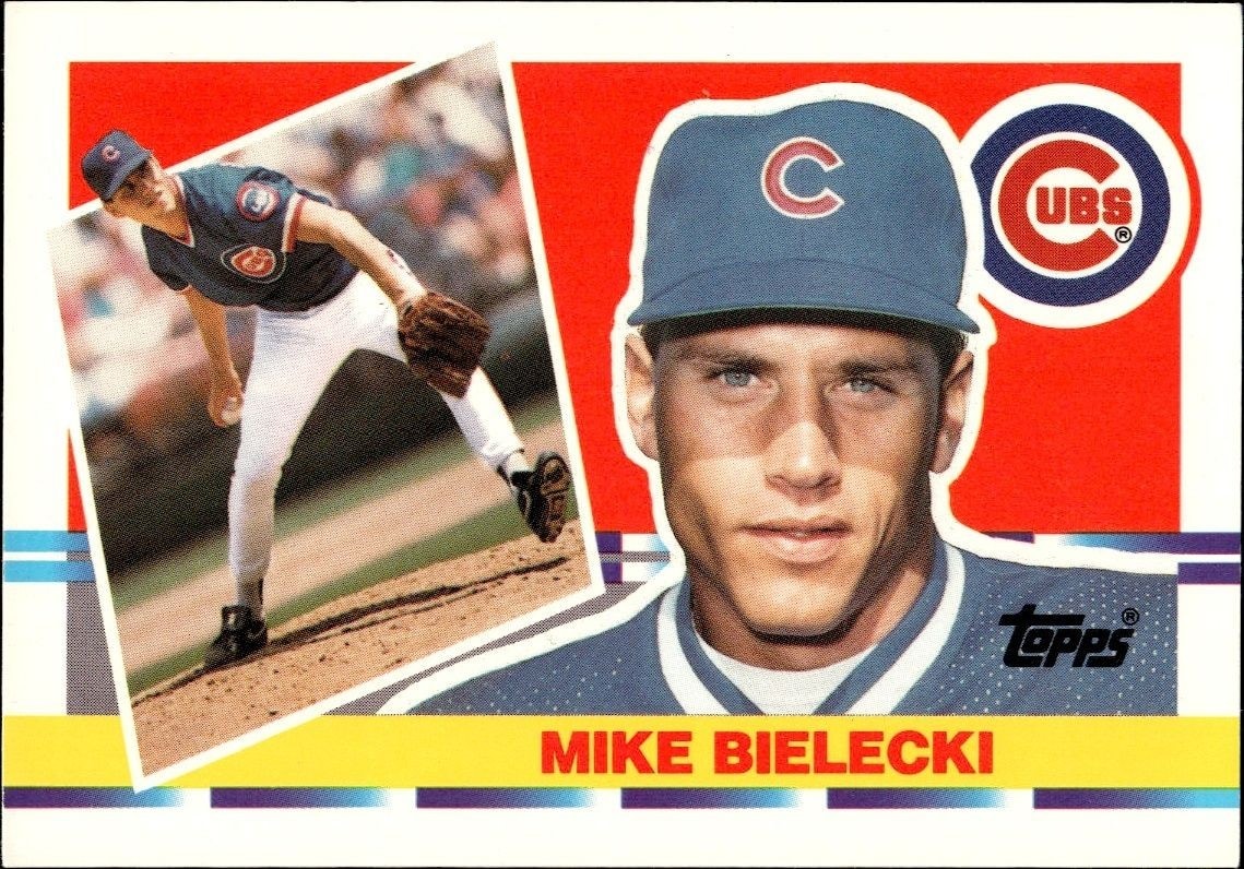 1990 Topps Big Mike Bielecki #129 trading card