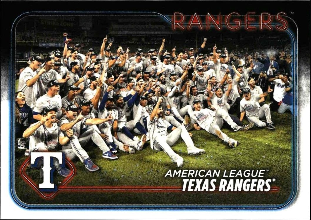 2024 Topps Series 2 Texas Rangers #498 trading card