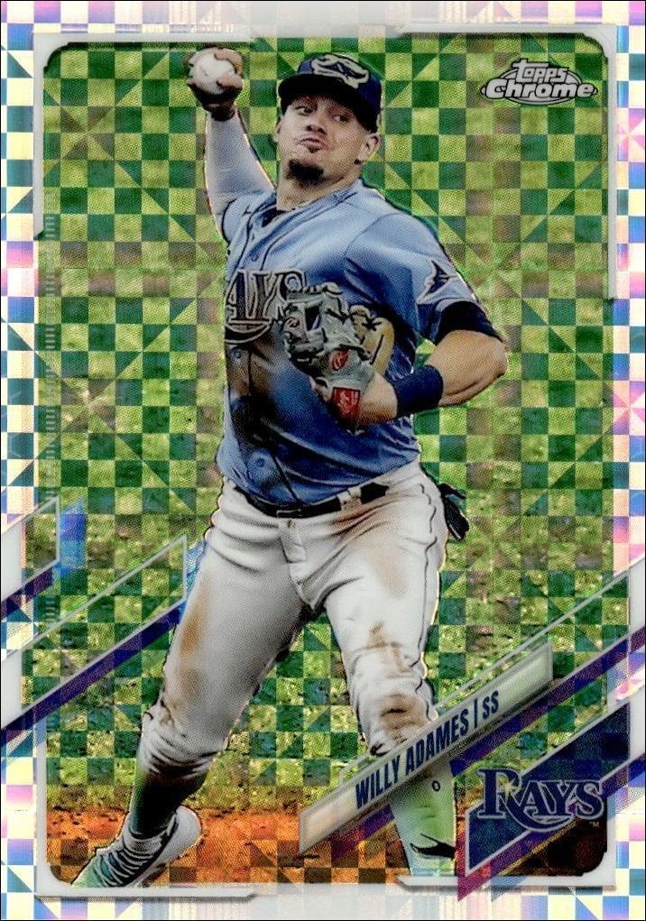 2021 Topps Chrome Willy Adames #75 trading card