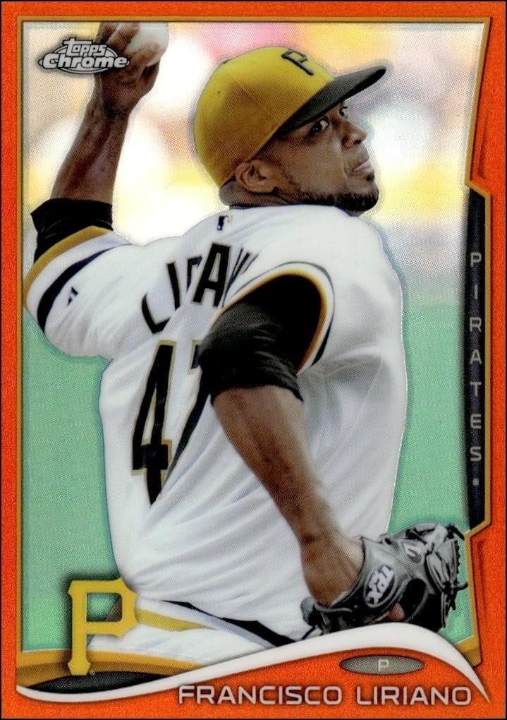 2014 Topps Chrome Francisco Liriano #115 trading card