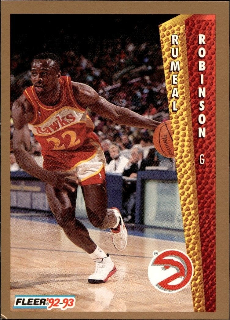 1992-93 Fleer Rumeal Robinson #6 trading card
