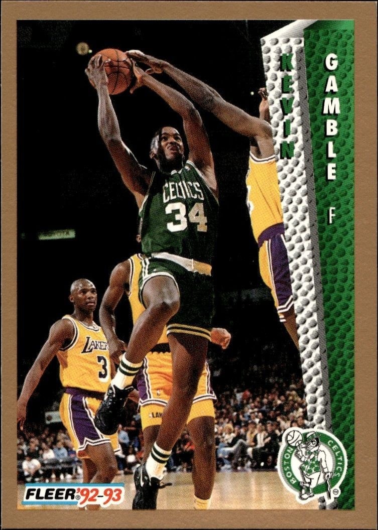 1992-93 Fleer Kevin Gamble #15 trading card