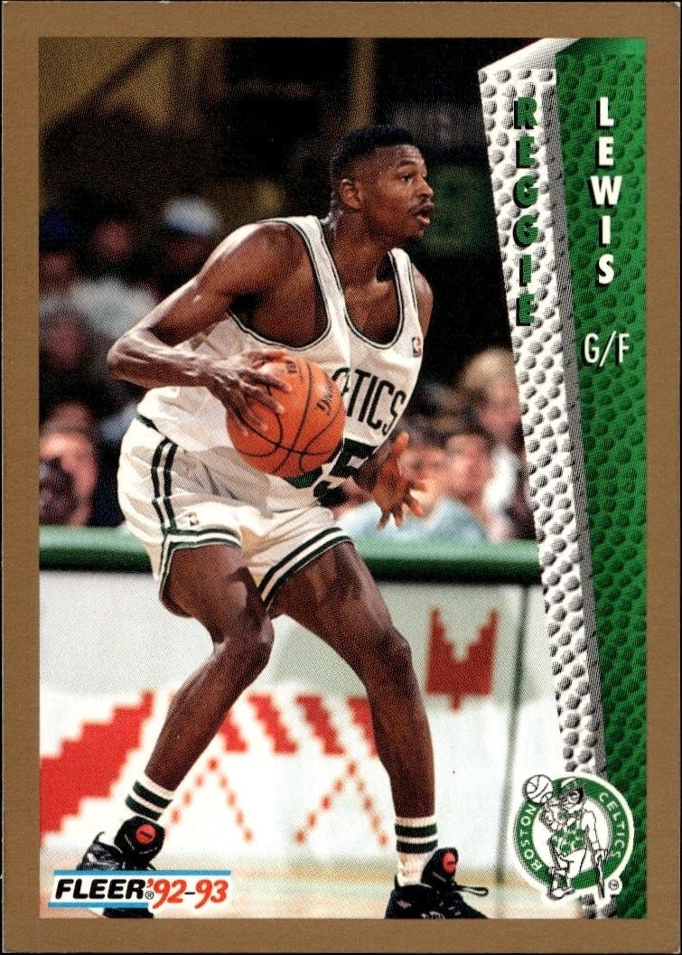 1992-93 Fleer Reggie Lewis #16 trading card