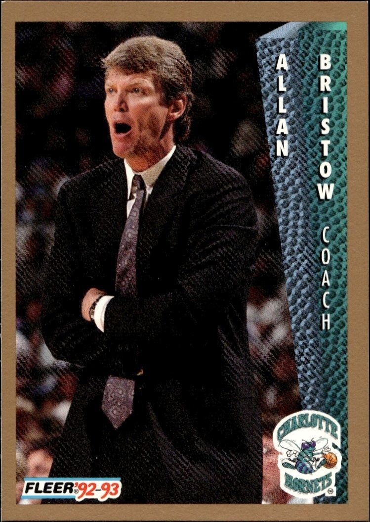 1992-93 Fleer Allan Bristow #21 trading card