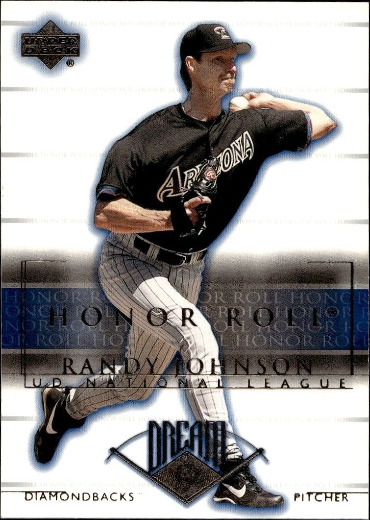 2002 Upper-Deck Honor Roll Randy Johnson #1 trading card