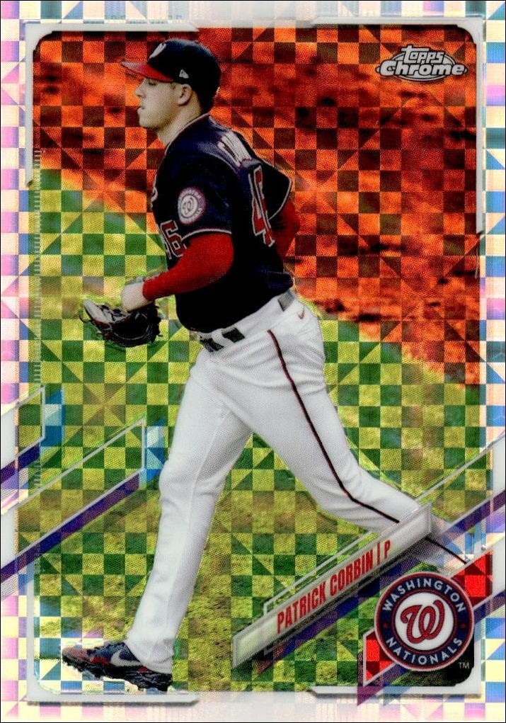 2021 Topps Chrome Patrick Corbin #32 trading card