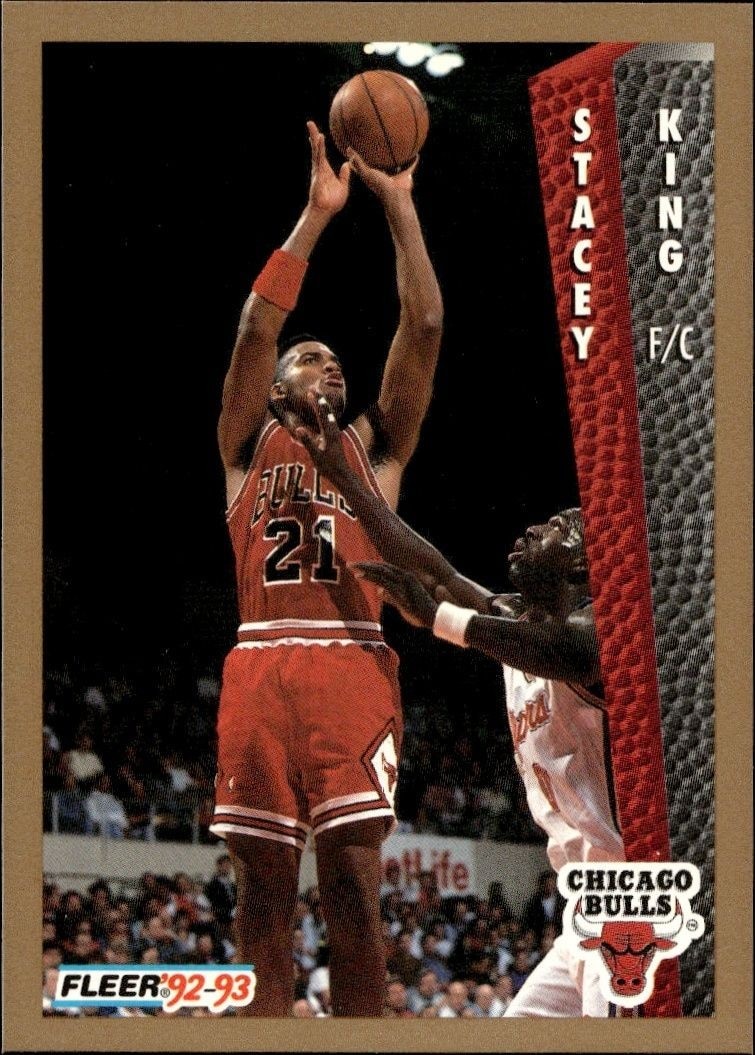 1992-93 Fleer Stacey King #33 trading card