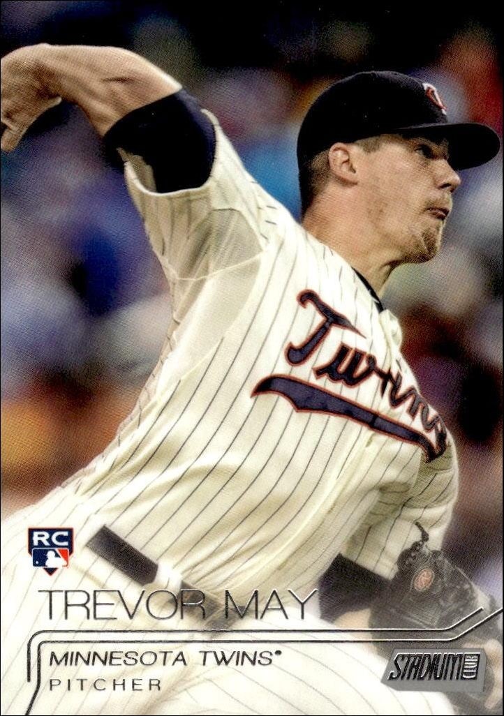 2015 Topps Stadium Club Trevor May #293 trading card