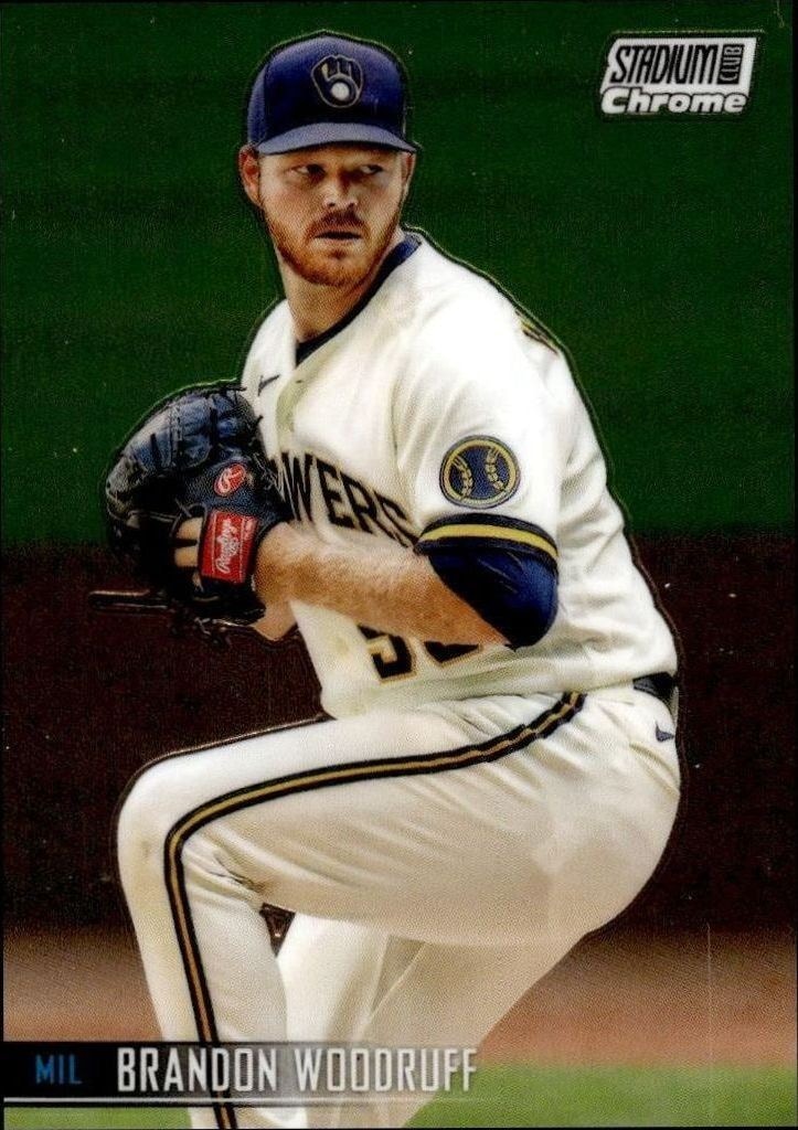 2021 Topps Stadium Club Chrome Brandon Woodruff #88 trading card