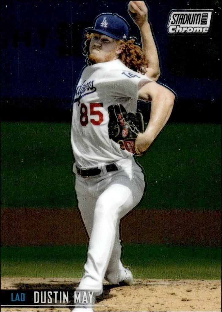 2021 Topps Stadium Club Chrome Dustin May #143 trading card