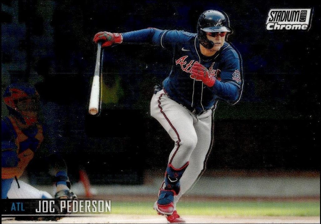 2021 Topps Stadium Club Chrome Joc Pederson #183 trading card