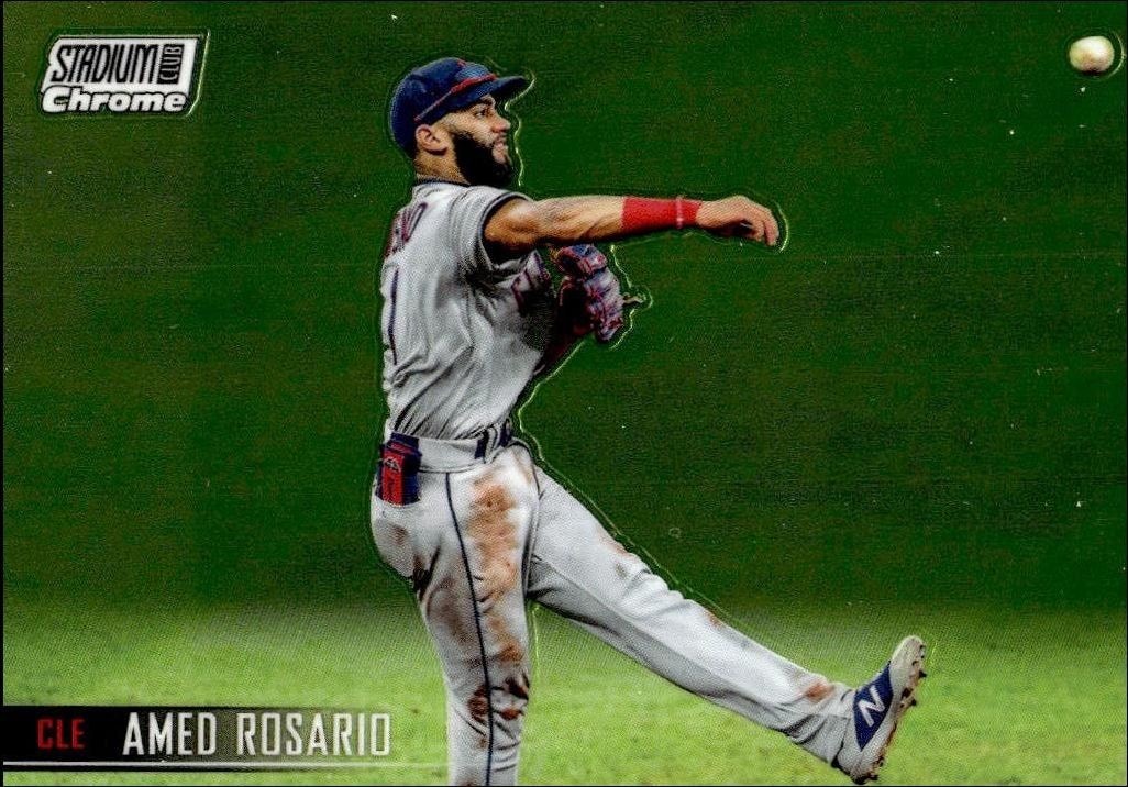 2021 Topps Stadium Club Chrome Amed Rosario #45 trading card