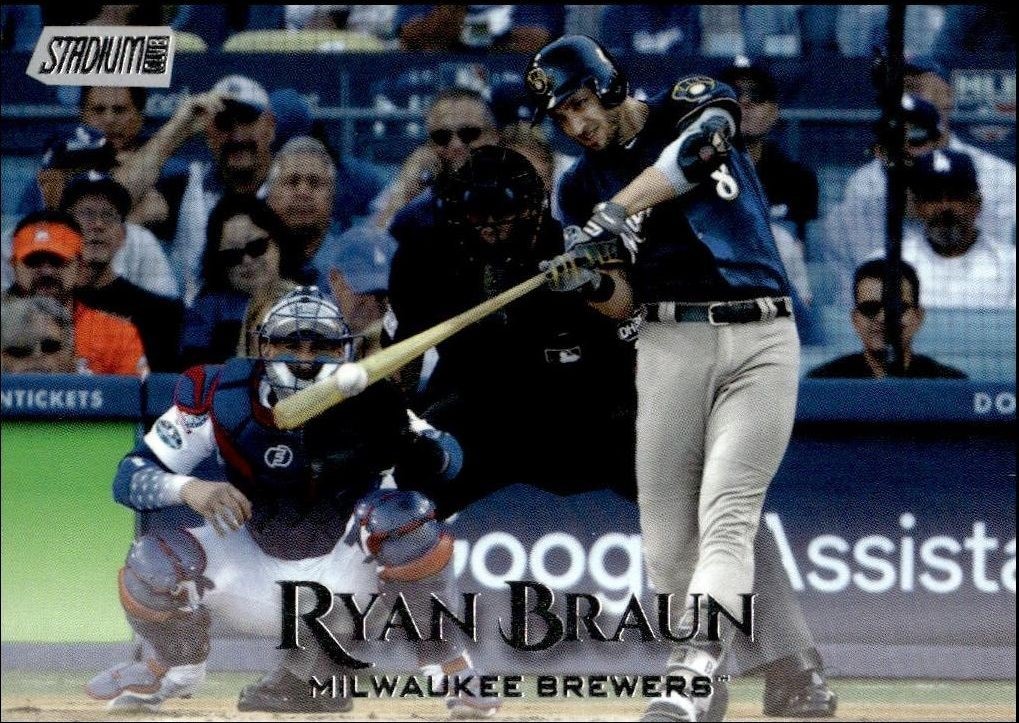 2019 Topps Stadium Club Ryan Braun #136 trading card