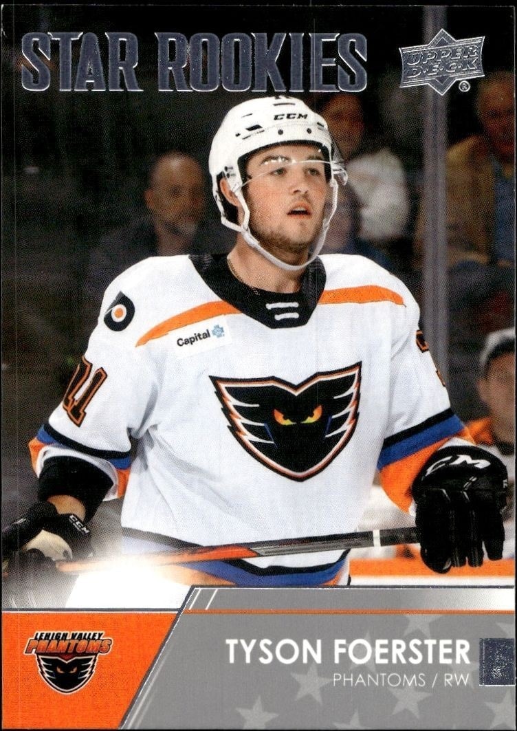 2021-22 Upper-Deck AHL Tyson Foerster #131 trading card