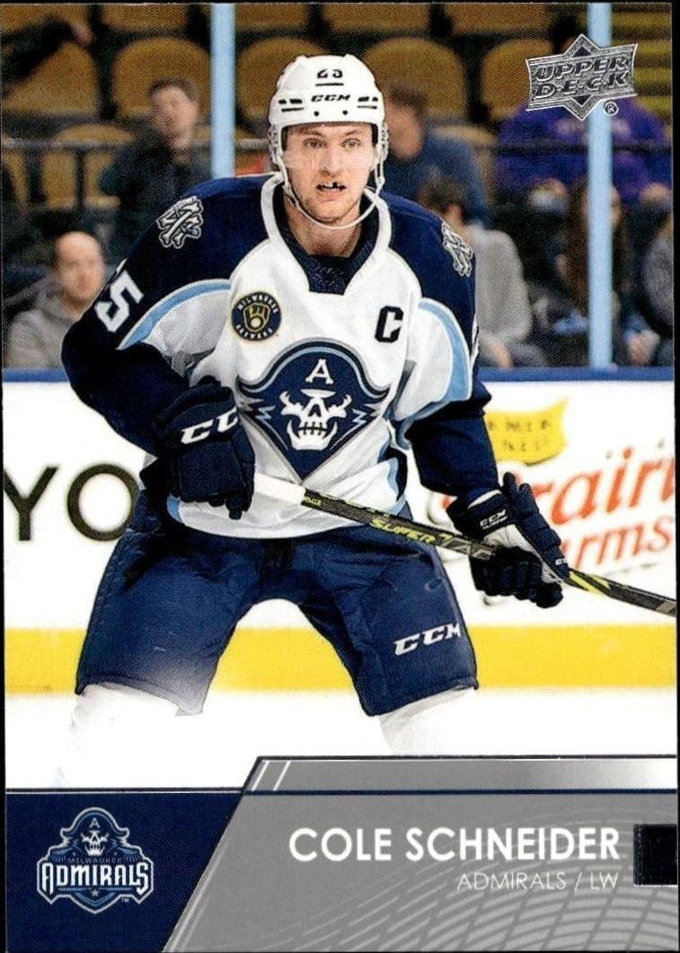 2021-22 Upper-Deck AHL Cole Schneider #16 trading card