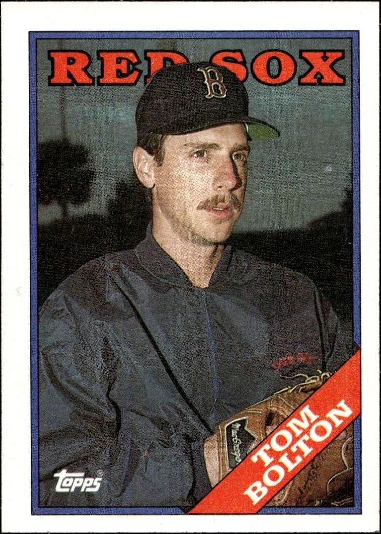 1988 Topps Tom Bolton #442 trading card
