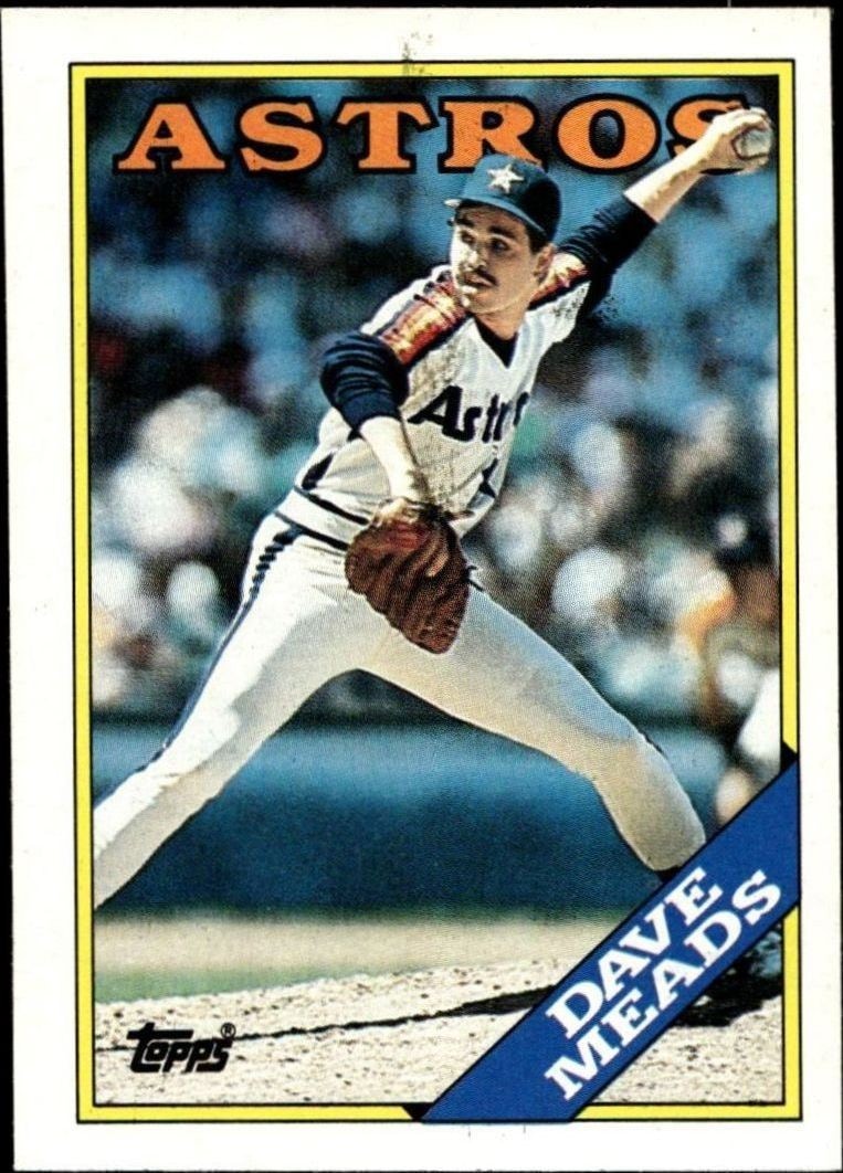 1988 Topps Dave Meads #199 trading card