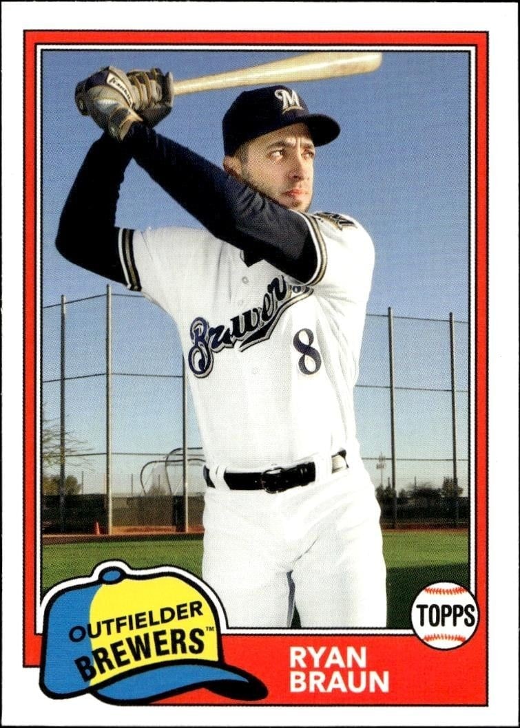 2018 Topps Archives Ryan Braun #237 trading card