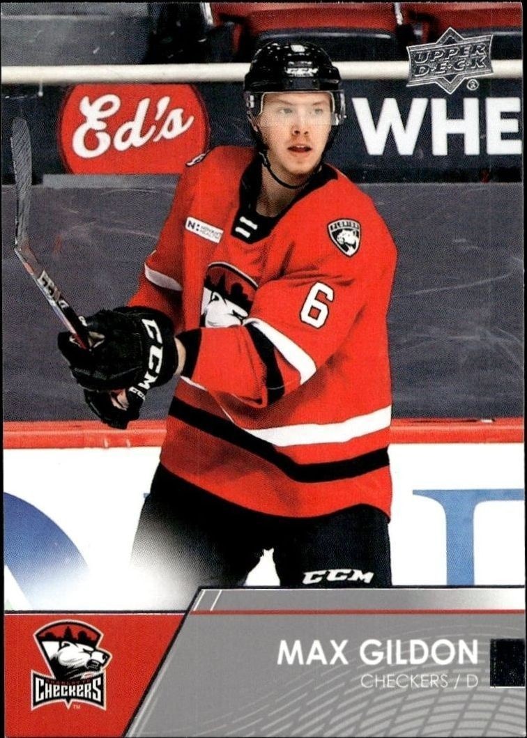 2021-22 Upper-Deck AHL Max Gildon #55 trading card