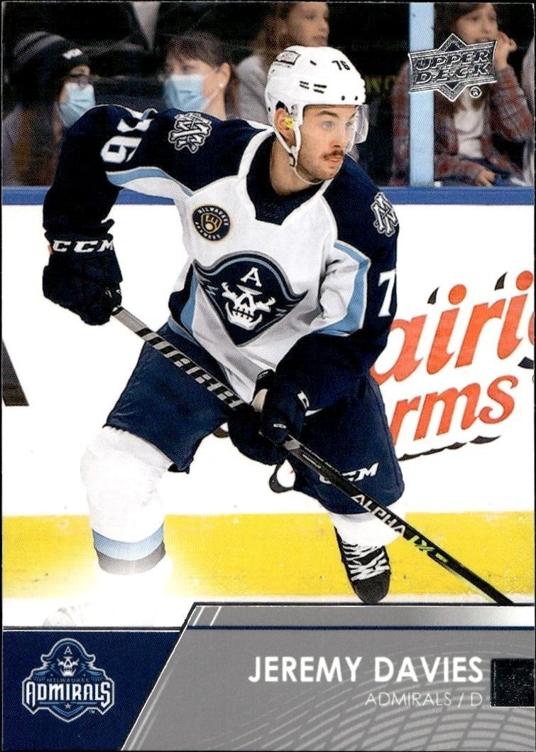 2021-22 Upper-Deck AHL Jeremy Davies #66 trading card