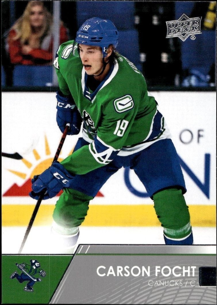 2021-22 Upper-Deck AHL Carson Focht #94 trading card
