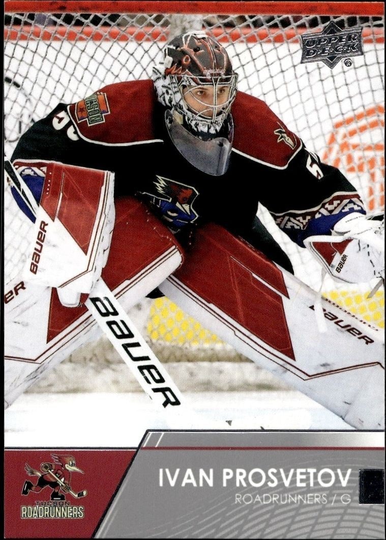 2021-22 Upper-Deck AHL Ivan Prosvetov #65 trading card