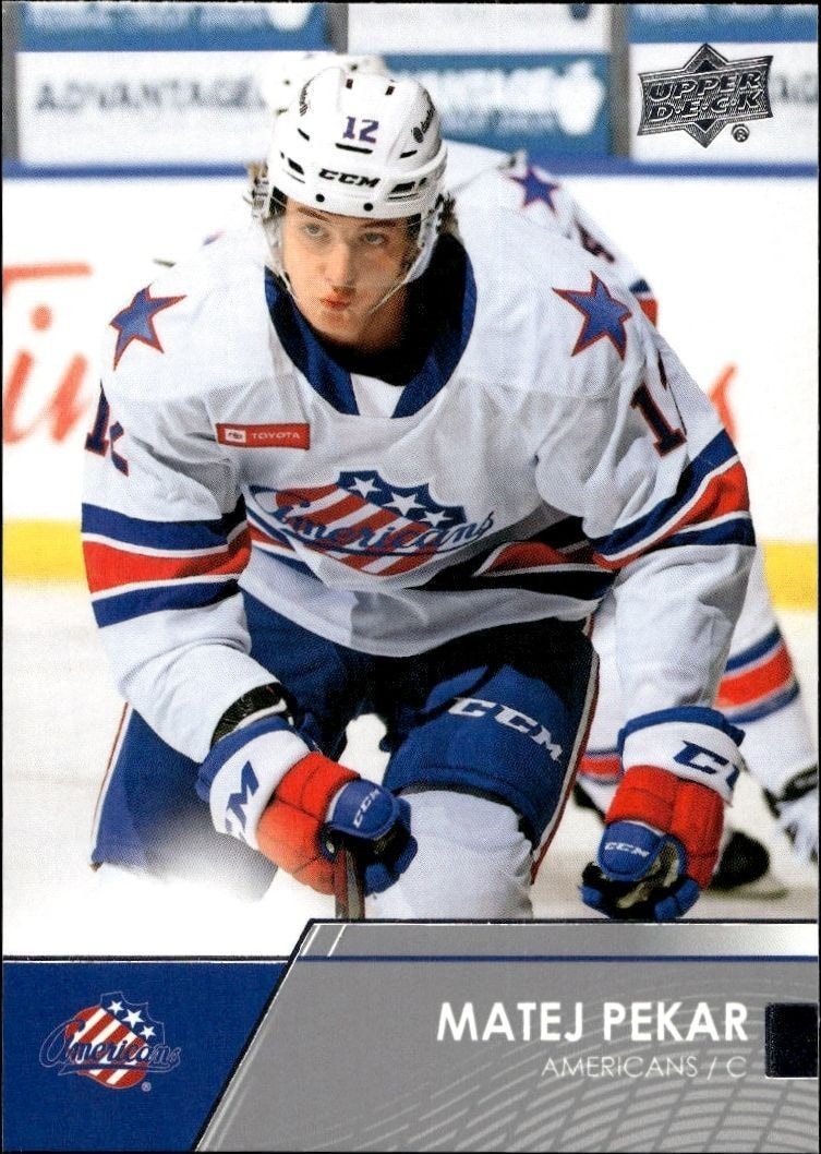 2021-22 Upper-Deck AHL Matej Pekar #86 trading card