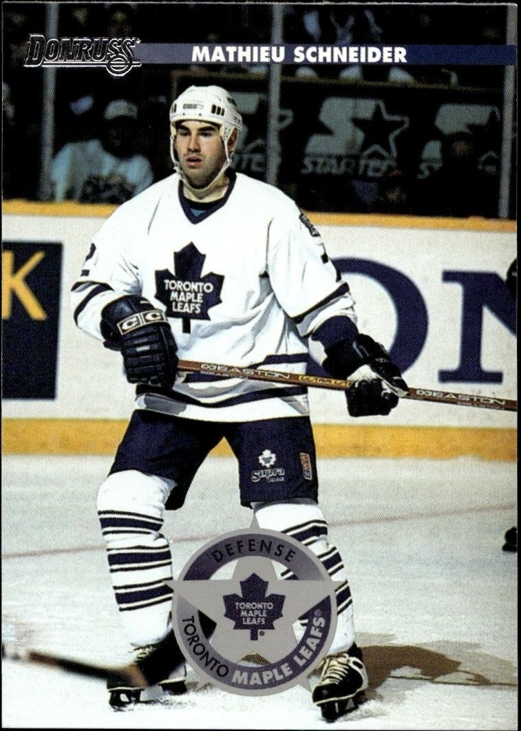 1996-97 Donruss Mathieu Schneider #18 trading card