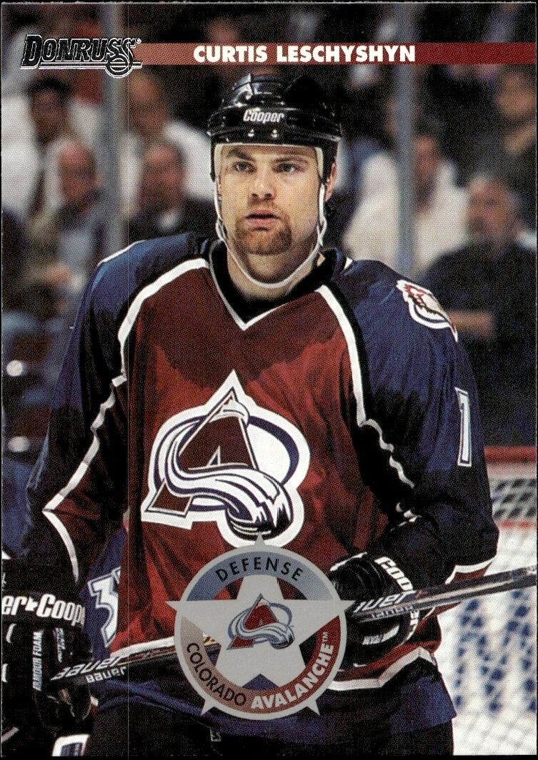 1996-97 Donruss Curtis Leschyshyn #48 trading card