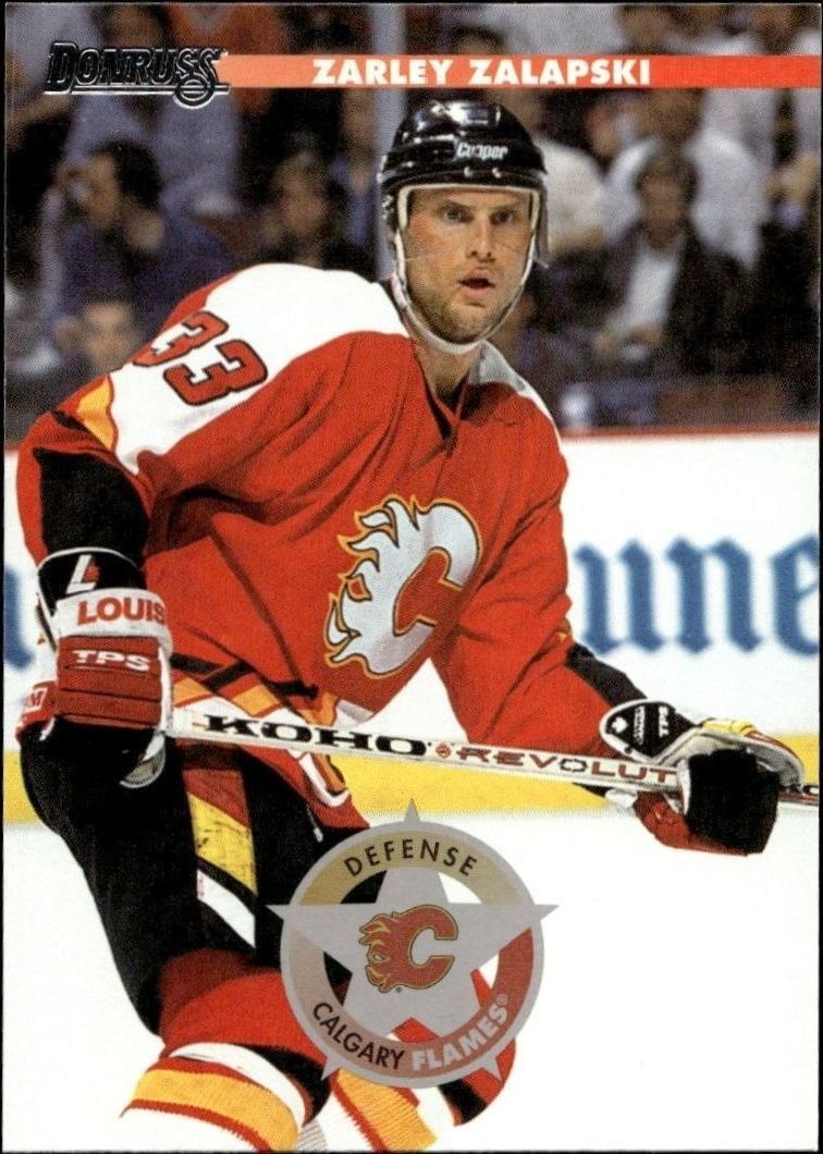 1996-97 Donruss Zarley Zalapski #4 trading card