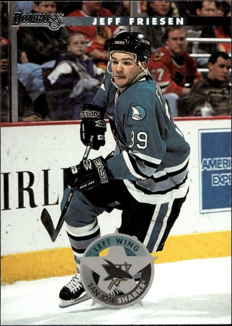 1996-97 Donruss Jeff Friesen #79 trading card