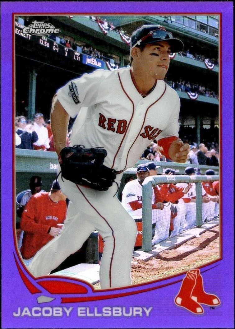 2013 Topps Chrome Jacoby Ellsbury #204 trading card