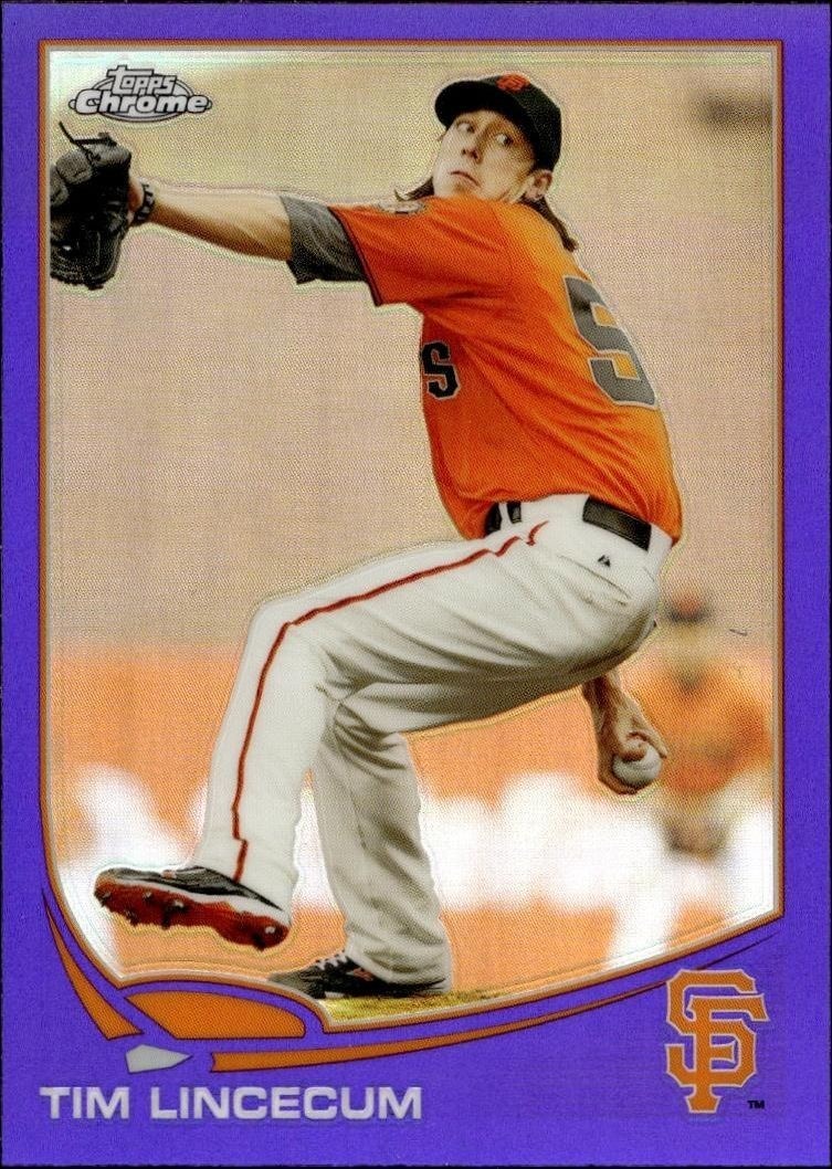 2013 Topps Chrome Tim Lincecum #64 trading card