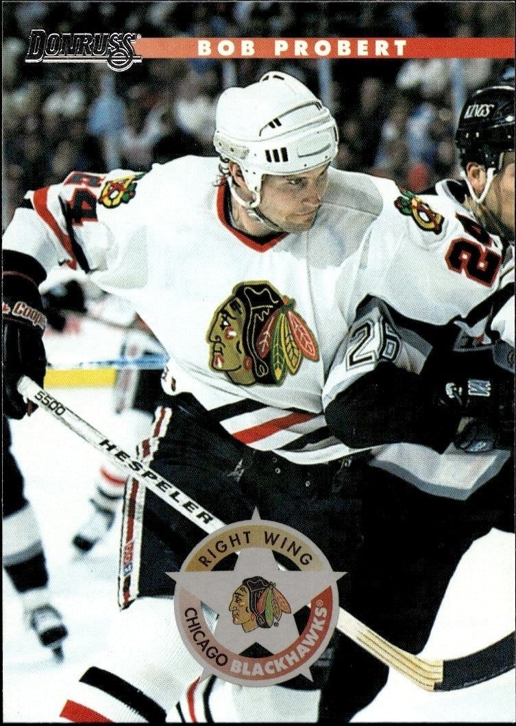1996-97 Donruss Bob Probert #8 trading card