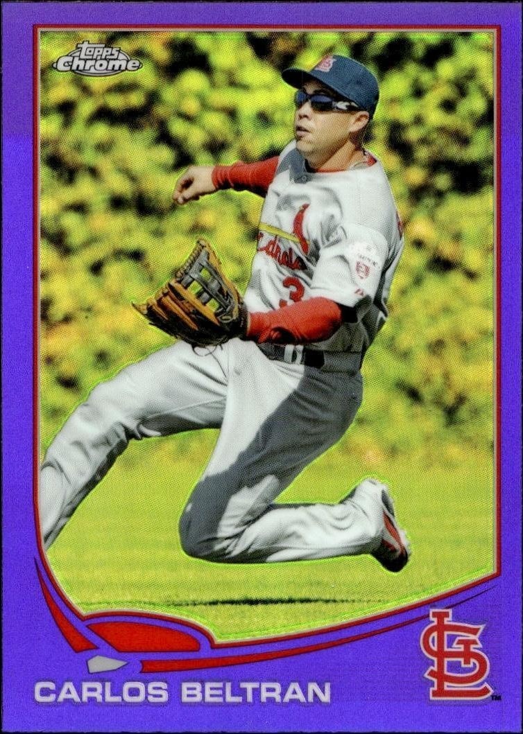 2013 Topps Chrome Carlos Beltran #211 trading card