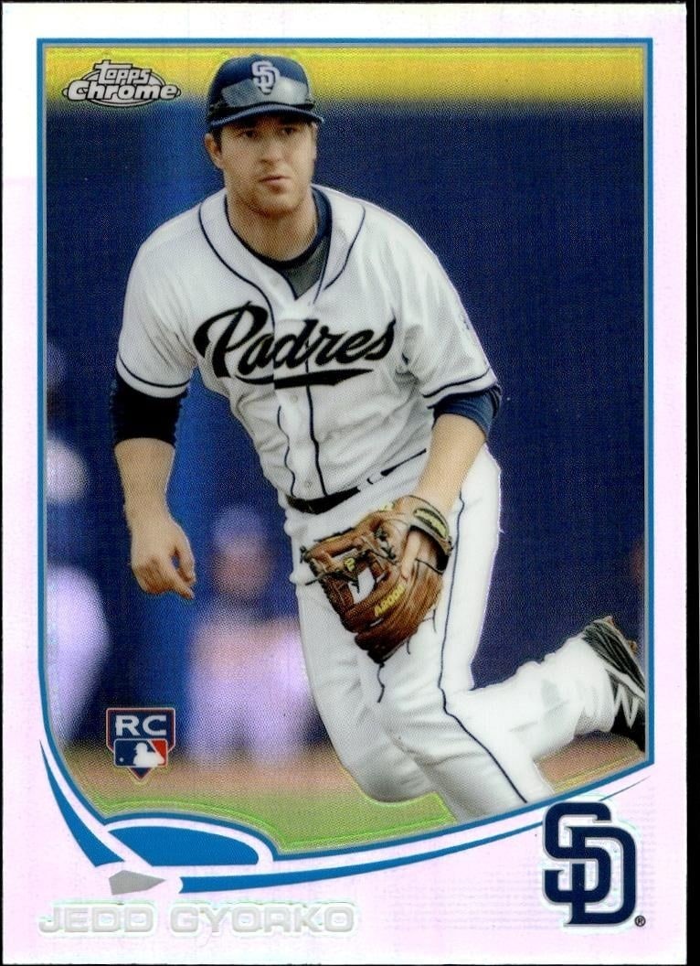 2013 Topps Chrome Jedd Gyorko #178 trading card