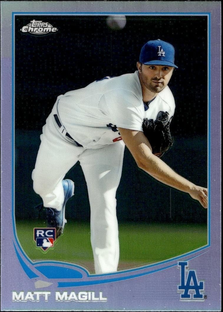 2013 Topps Chrome Matt Magill #110 trading card