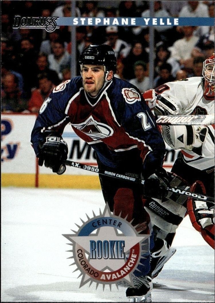 1996-97 Donruss Stephane Yelle #220 trading card