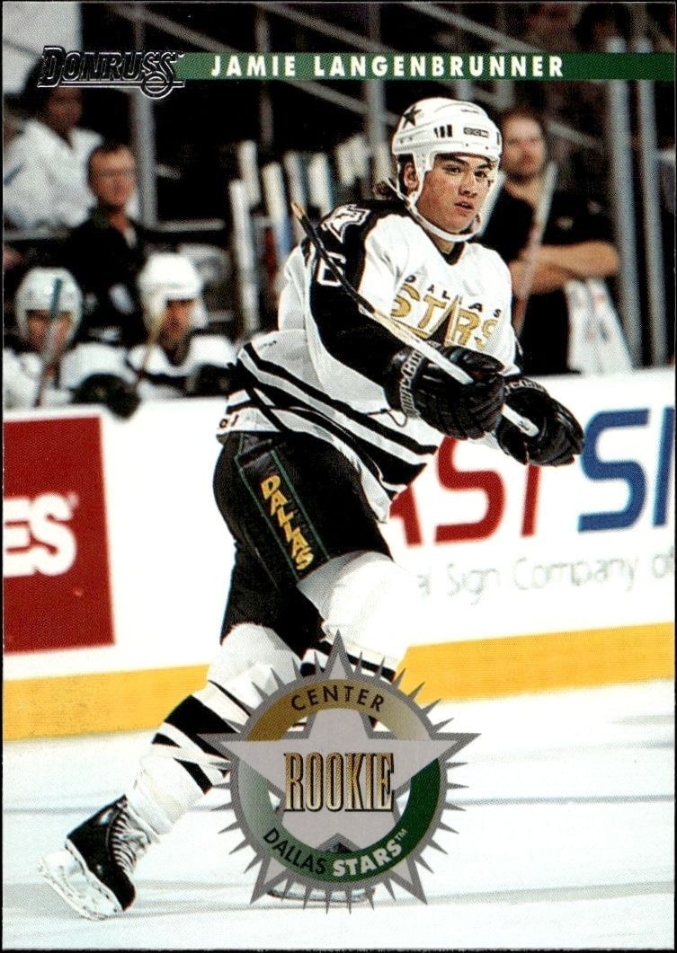 1996-97 Donruss Jamie Langenbrunner #218 trading card