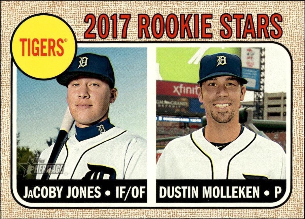 2017 Topps Heritage Dustin Molleken #165 trading card