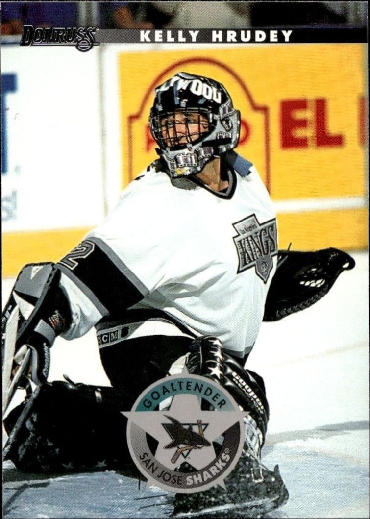 1996-97 Donruss Kelly Hrudey #209 trading card