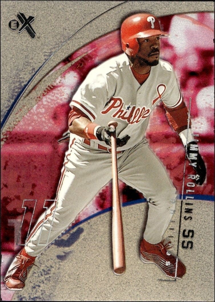 2002 Fleer E-X Jimmy Rollins #94 trading card