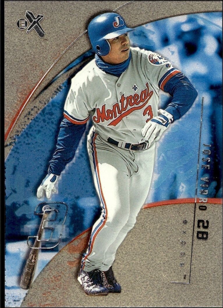 2002 Fleer E-X Jose Vidro #21 trading card