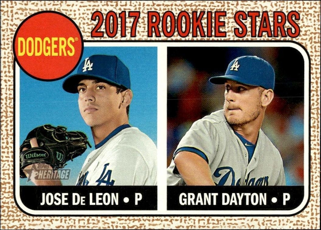 2017 Topps Heritage Grant Dayton #83 trading card