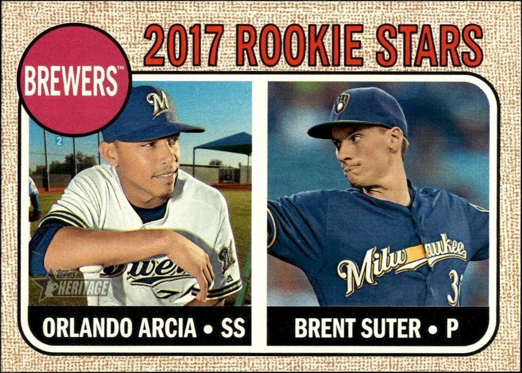 2017 Topps Heritage Orlando Arcia #267 trading card