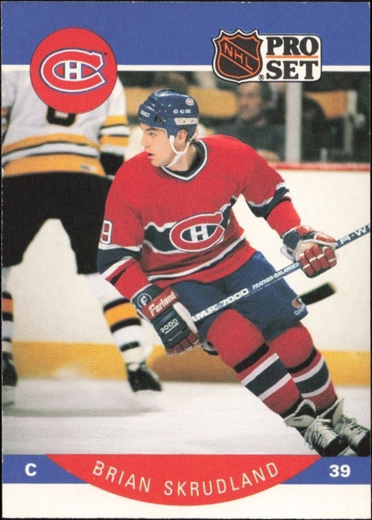 1990-91 Pro-Set NHL Series 1 Brian Skrudland #159 trading card