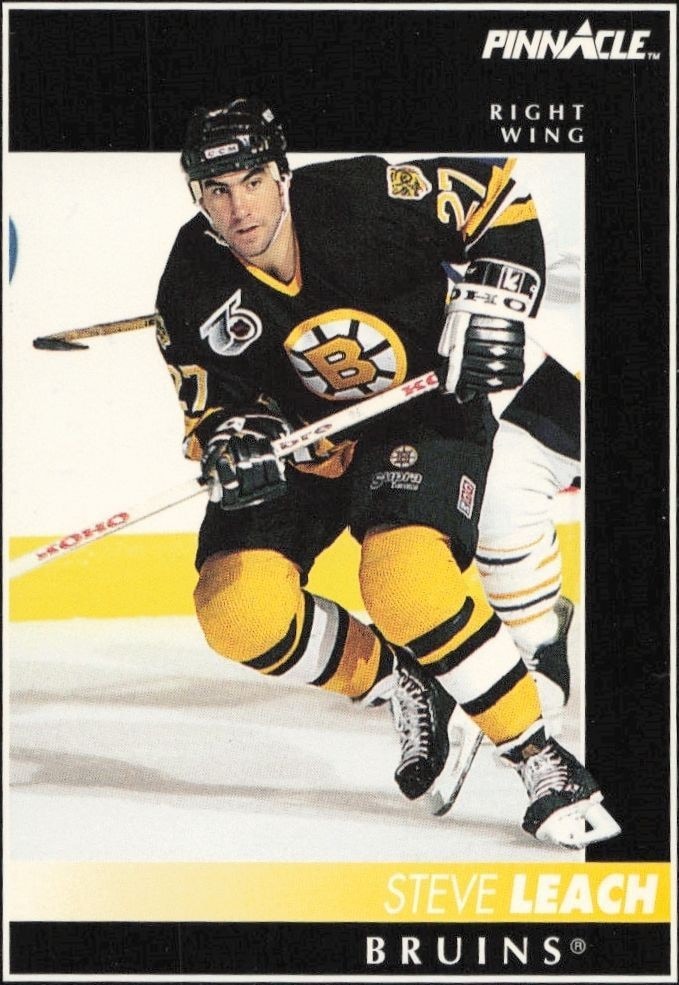 1992-93 Pinnacle Steve Leach #73 trading card