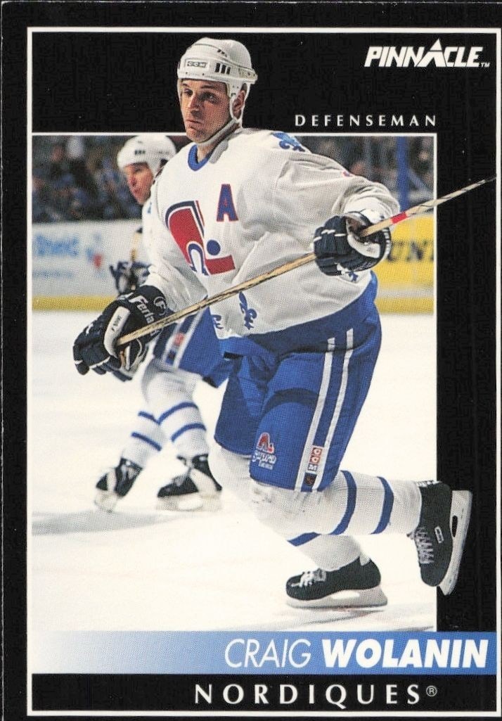 1992-93 Pinnacle Craig Wolanin #107 trading card