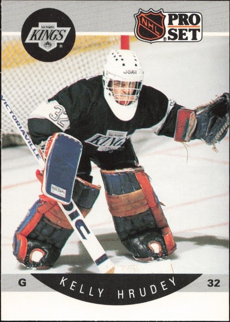 1990-91 Pro-Set NHL Series 1 Kelly Hrudey #119 trading card